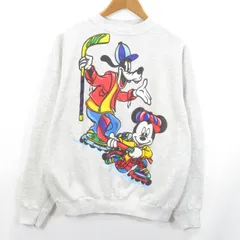 ディズニー　Mickey & Co. アイスホッケー　トレーナー　90s 90s Disney USA製 ミッキー ホッケー スウェット トレーナー