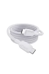 新品 Anker USB-C & USB-C ケーブル (高耐久ナイロン) 1.8m ホワイト 240W Galaxy iPad Pro/Air MacBook Pro/Air 各種対応