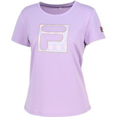 FILA フィラ アップリケTシャツ テニスウェア レディース (EL0005)  25SS