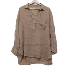 Plage　プラージュ　V/Nチュニック　36 　キャメル plage（プラージュ）の「《予約》V/Nチュニック（）」 - WEAR