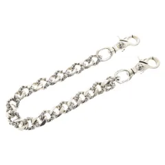 CHROME HEARTS (クロムハーツ) FANCY SHORT-2/2クリップショートファンシー ウォレットチェーン シルバーのサムネイル