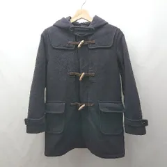 ◇ ⊇ UNIQLO ユニクロ 中綿100％ 長袖 ダッフルコート サイズ150 ネイビー系 キッズ E  【1506300020346】