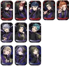 【中古】バッジ・ピンズ 全11種セット 「ディズニー ツイステッドワンダーランド ラメキラスクエアカンバッジD」