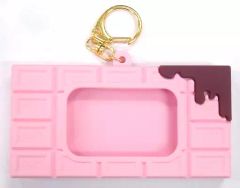 chocolate ALBA 新品★あんスタ★チョコ型オリジナルホルダー★ストロベリーチョコ holic salamander-（アルバチョコレート -Crystal キーホルダー・アクリルキーホルダー