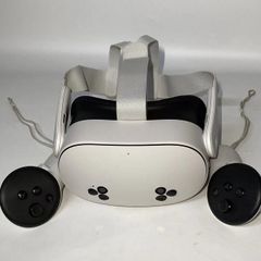Meta Quest 3S P97 256GB VR へッドセット コントローラー 付 ゲーム 映像 中古 　 ホワイト②