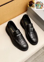 PRADA プラダ カジュアルレザーシューズ06-NX44