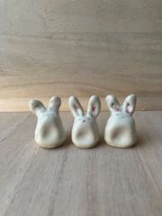 陶器　うさぎ　3個