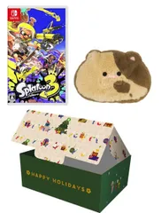 【ピクミンオリジナルデザイン ギフトBOX入り】スプラトゥーン3 -Switch &Splatoon3 クッション コジャッジくん