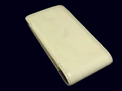 ■美品■ ANYA HINDMARCH アニヤハインドマーチ レザー シガレットケース タバコケース 煙草ケース マルチケース アイボリー系 DG1647のサムネイル