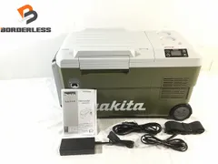 ☆美品☆makita マキタ 40Vmax 充電式保冷温庫 CW001G 本体＋ACアダプタ＋シガーソケット コードレス クーラーボックス アウトドア 92156のサムネイル