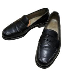Alden ペニーローファー 旧ロゴvintage 希少 旧ロゴ ALDEN オールデン ペニーローファー 黒 ヴァン