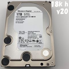 Western Digital ULTRASTAR SATAシリーズ  / HGST HUS722T1TALA604  / 1TB 3.5" HDD / 18k h / y20 / DC HA210 / /wd ultrastar【1034】
