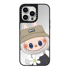 Labubu 可愛い iPhone16 Pro用 マグネット式 スマホケース