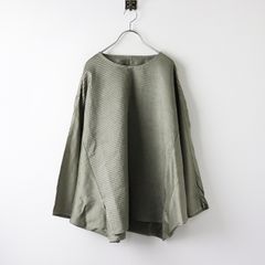 美品【ヤッコマリカルド】総ピンタック　ロングシアーシャツ　カーキ　ゆったり 公式】ヤッコマリカルドオンラインショップ