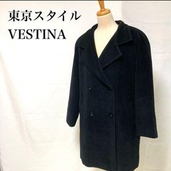 極美品高級SCALA黒ビロードベルベットチュニック半コートジャケット 