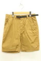 【中古】 THE NORTH FACE メンズショートパンツ L Cotton OX Light Short THE NORTH FACE L キャメル おうどいろ ロゴ