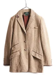 【お得なクーポン配布中!】 デッドストック 90s LAUREN ラルフローレン ツイード テーラード ジャケット レディース M / 新品 ブレザー オールド ヘリンボーン ウール