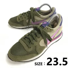 美品★ナイキ/NIKE★INTERNATIONALIST/スエード/ローカットスニーカー【レディース/size:23.5/カーキ系】sneakers/Shoes/trainers◆sH-158<sale>