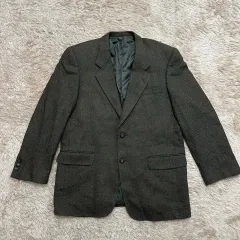BALMAIN テーラードジャケット 青 バルマン BALMAIN ジャケット テーラード ダブル スーツ フランス製