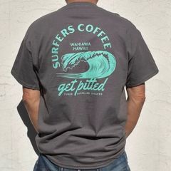 ★2025新作★人気★希少品 SURFERS COFFEE GET PITTED チャコールグレー S~XLサイズ 送料無料 SST-SC-GPCG