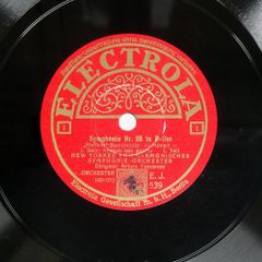 独 ドイツ盤 アルトゥールトスカーニ/BEETHOVEN: SYMPHONY NO.1/VICTOR EJ539 SP