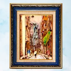 原画　【龍神の風】F4号/キャンバス/アクリル画/肉筆サイン/匿名配送 原画 【龍神の風】F4号/キャンバス/アクリル画/肉筆サイン/匿名配送