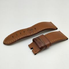 ハンドメイド パネライ など 時計ベルト ヴィンテージカーフ 26mm 尾錠