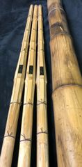 SN39  新品 未使用品 剣道 竹刀 3本セット 柄27mm  京都嵐山材 熟成竹 火抜き加工