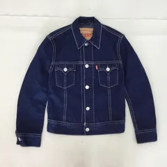 ■00s Levi's リーバイス 70921 デニムジャケット ジージャン コットン インディゴ Lサイズ レディース スモールe 2ポケット 0.68kg