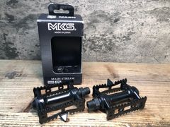 JB997 三ヶ島 MKS MASH STREAM フラットペダル 黒