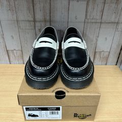 Dr.Martens ブラック/ホワイト ローファー 25.5㎝ 糀谷店