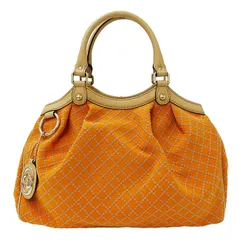 グッチ GUCCI バッグ レディース ブランド トートバッグ キャンバス ディアマンテ スーキー オレンジ 211944 通勤 通学 おでかけ おしゃれ 可愛い 【中古】