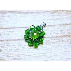 PT0075-PE　ペンダントトップ 天然石 ペリドット マラカイトグリーン