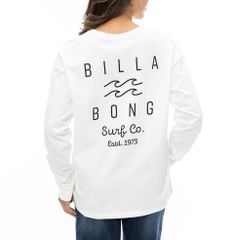 【SALE】2024秋冬 新品【BILLABONG/ビラボン】SOFT CLEAN LOGO LOOS ロンＴ SCS レディース BE014051