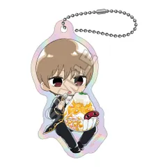 【新品・公式】銀魂 かき氷 オーロラアクリルキーチェーン 沖田総悟 公式グッズ colleize コレイズ