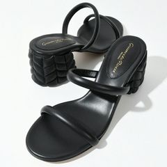 新品ジャンヴィトロッシGianvito Rossiトングサンダル黒#36 - メルカリ