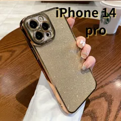 【SHOPS】iPhone14 pro スマホケース ラメ キラキラ 携帯ケース クリア シンプル 軽量 おしゃれ かわいい 金 ゴールド E015