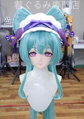 新品 超高品質 着ぐるみ 初音ミク マスク アニメ 女性 キャラクター 全