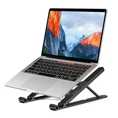 BESIGN LS01 Pro エルゴノミックノートパソコンスタンド ポータブル 調節可能 ノートパソコンホルダー10~15.6インチのノートパソコンに対応 (ブラック) 0