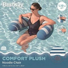 ゆらゆら浮かぶチェア型フロート　119㎝　コンフォートチェア　BESTWAY　浮き輪　プール　海水浴