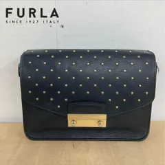 FURLA メトロポリス ショルダー バッグ スタッズ ハンドバッグ フルラ ★ ■■