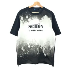 MILA SCHON ミラショーン 半袖カットソー サイズ:50 ロゴプリント    ブラック メンズ / 241016001672のサムネイル
