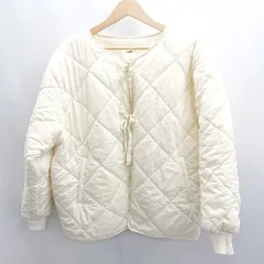 ◇ ⊇ BEAMS ビームス 長袖 キルティングジャケット サイズ表記なし ホワイト レディース E  【1502180063640】