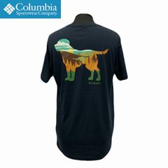 Columbia PRINT T-SHIRTS コロンビア プリントTシャツ 半袖Tシャツ Retoriever レトリバー ラブラドール アウトドア、キャンプ (1621)