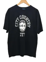 CITY COUNTRY CITY Tシャツ L コットン ブラック