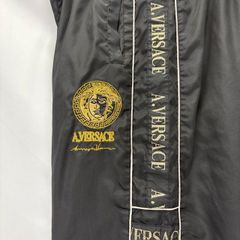 90s 00s A.VERSACE メデューサ刺繍 中綿 キルティングジャケット 