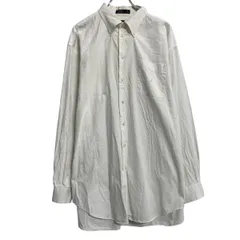 NAUTICA 長袖 無地シャツ ノーティカ XL~ ホワイト ビッグサイズ ボタンダウン ポケット 古着卸 アメリカ仕入 a612-7463