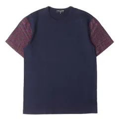 コムデギャルソンオムプリュス　インサイドアウトフローラルデザインTシャツ　紺 COMME des GARCONS HOMME PLUS コムデギャルソンオムプリュス