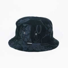 NEIGHBORHOOD ネイバーフッド 23AWジャガード柄バケットハットBK NEIGHBORHOOD ネイバーフッド 23AW JQ BUCKET HAT 232YGNH-HT07