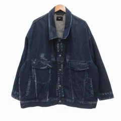 ハレ HARE 美品 デニムジャケット オーバーサイズ ウォッシュ加工 S インディゴブルー /UOのサムネイル